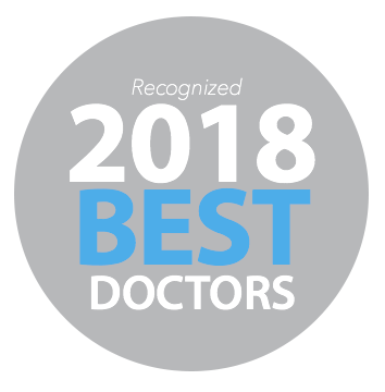 Recognized 2018 Best Doctors badge